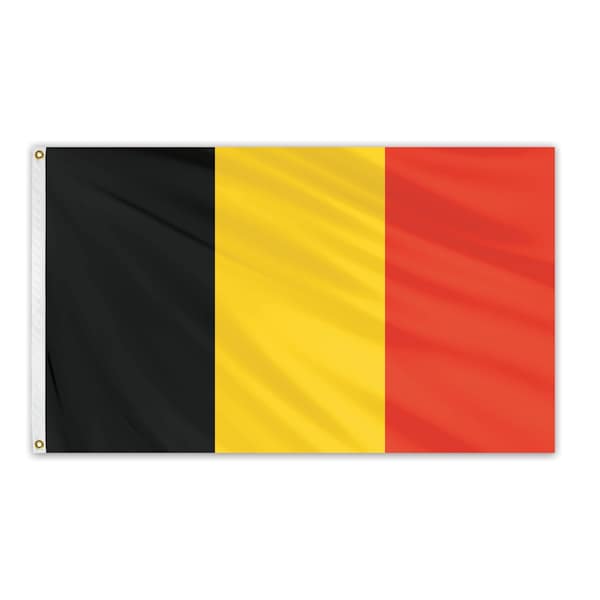 Global Flags Unlimited Belgium Outdoor Fly Bright Flag 3'x5' 204071